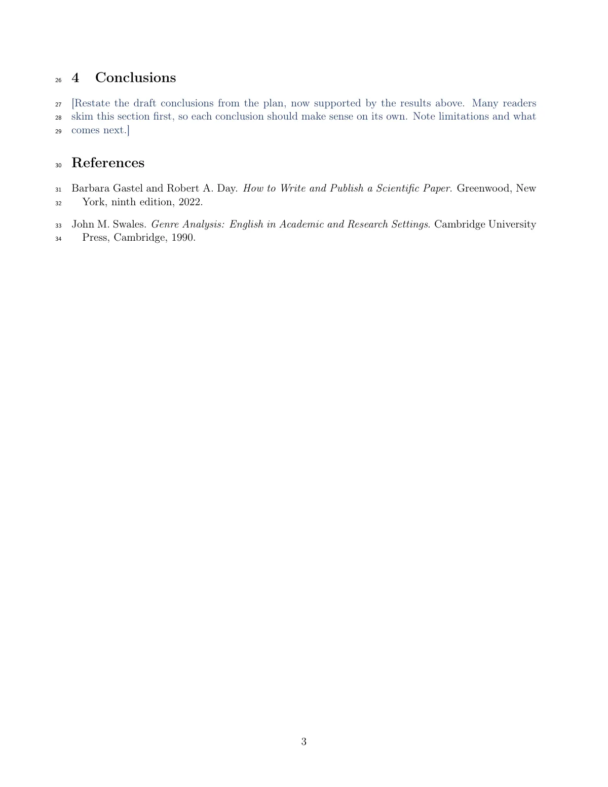 Research paper with reproducible Python figures LaTeX template, page 3 of 3
