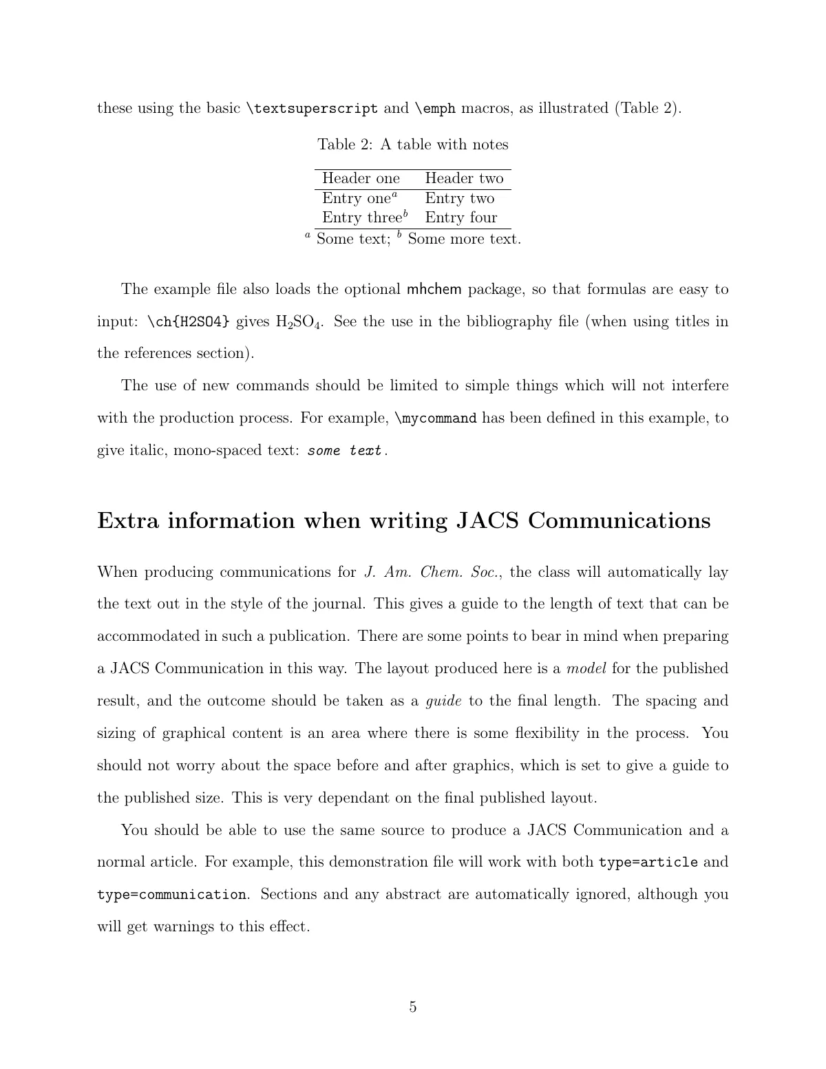 American Chemical Society article (achemso) LaTeX template, page 5 of 8