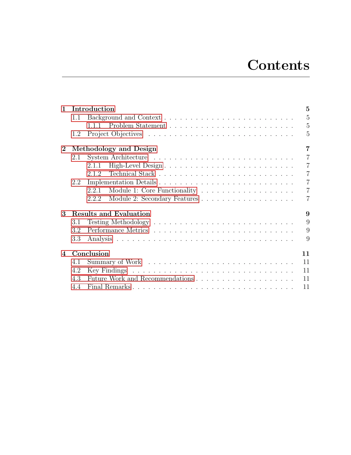 Plantilla de LaTeX Informe de proyecto del Thapar Institute, TIET, página 3 de 11