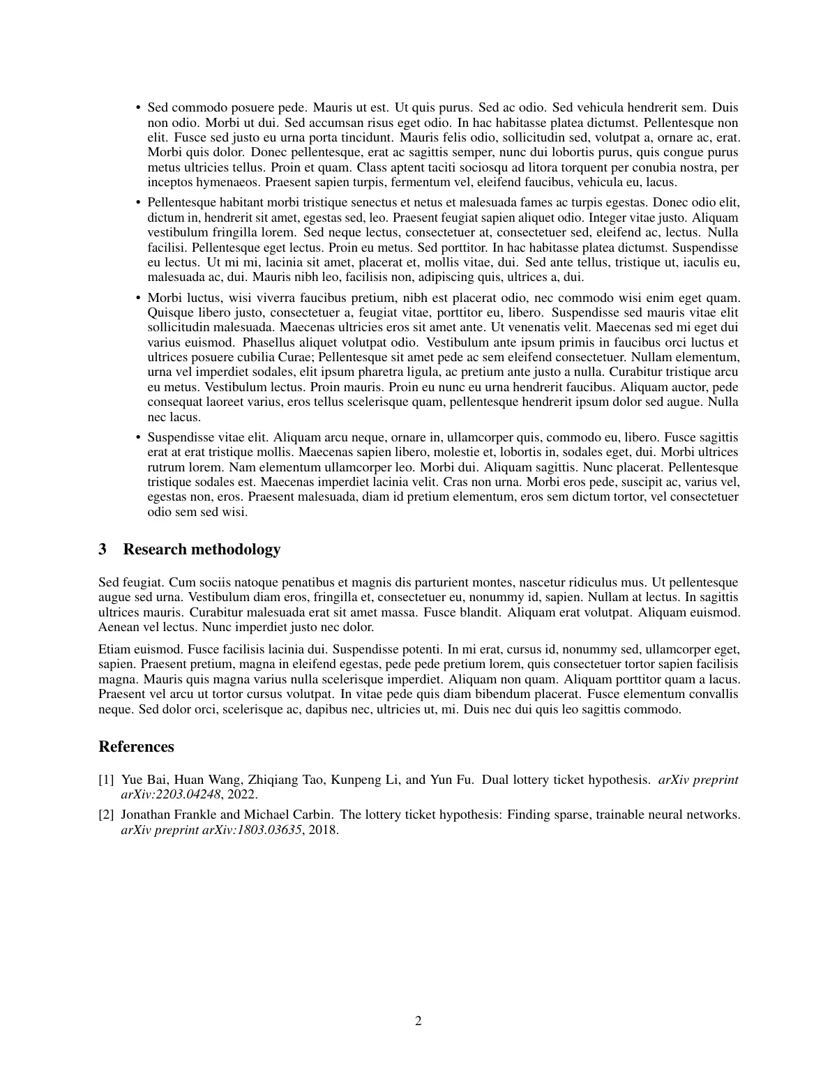 LaTeX-Vorlage PhD-Forschungsvorschlag, TU Graz, Seite 2 von 2