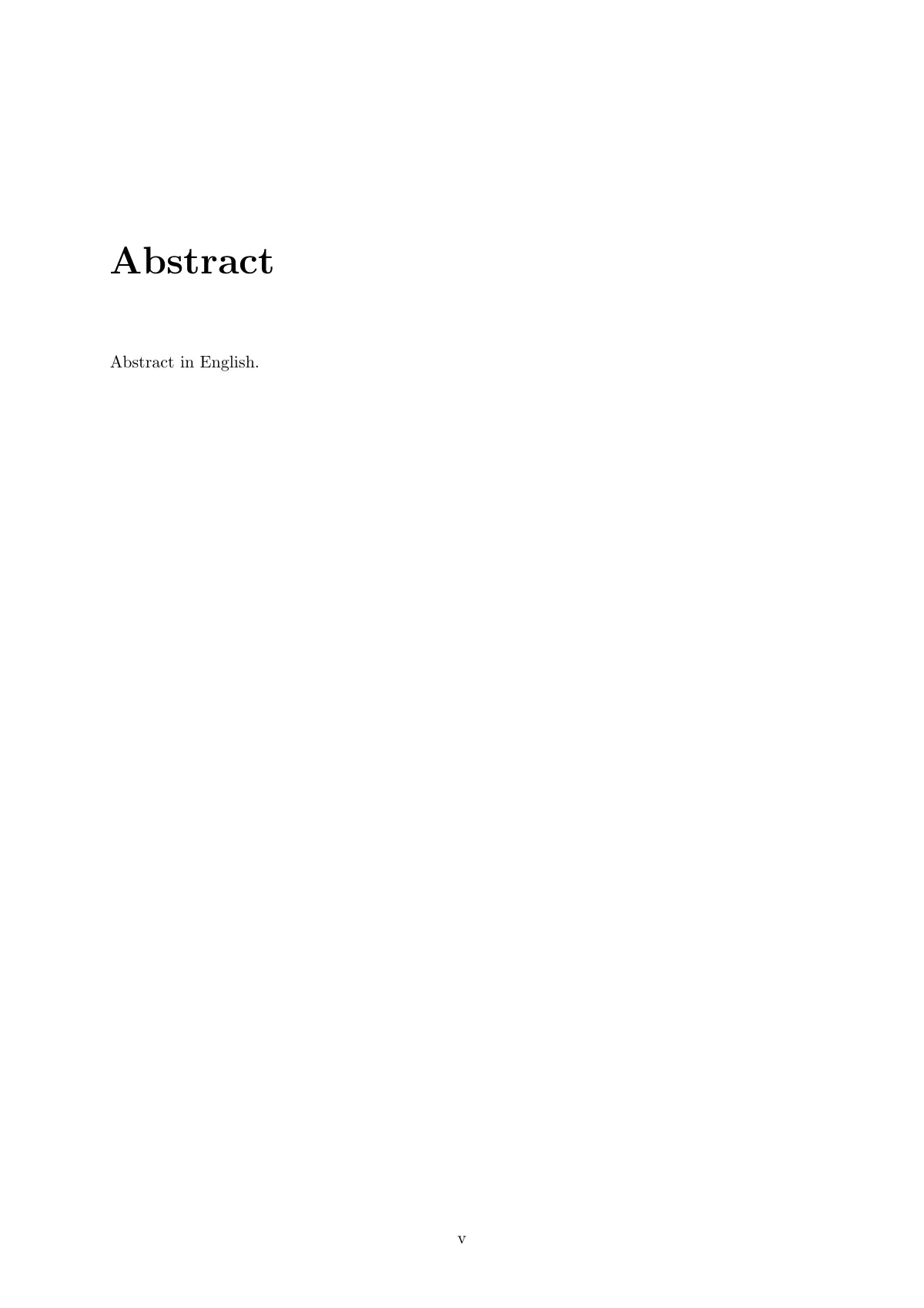 University of Vienna master's thesis LaTeX template, page 5 of 13
