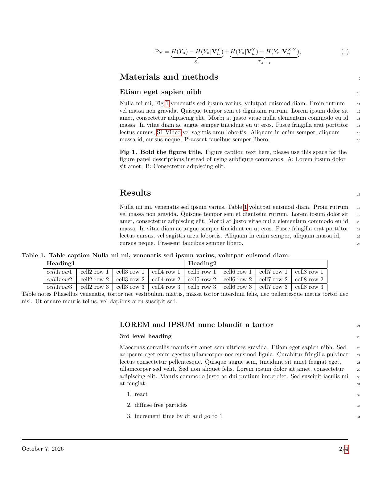 LaTeX-Vorlage Artikel für PLOS-Journal-Einreichung, Seite 2 von 4