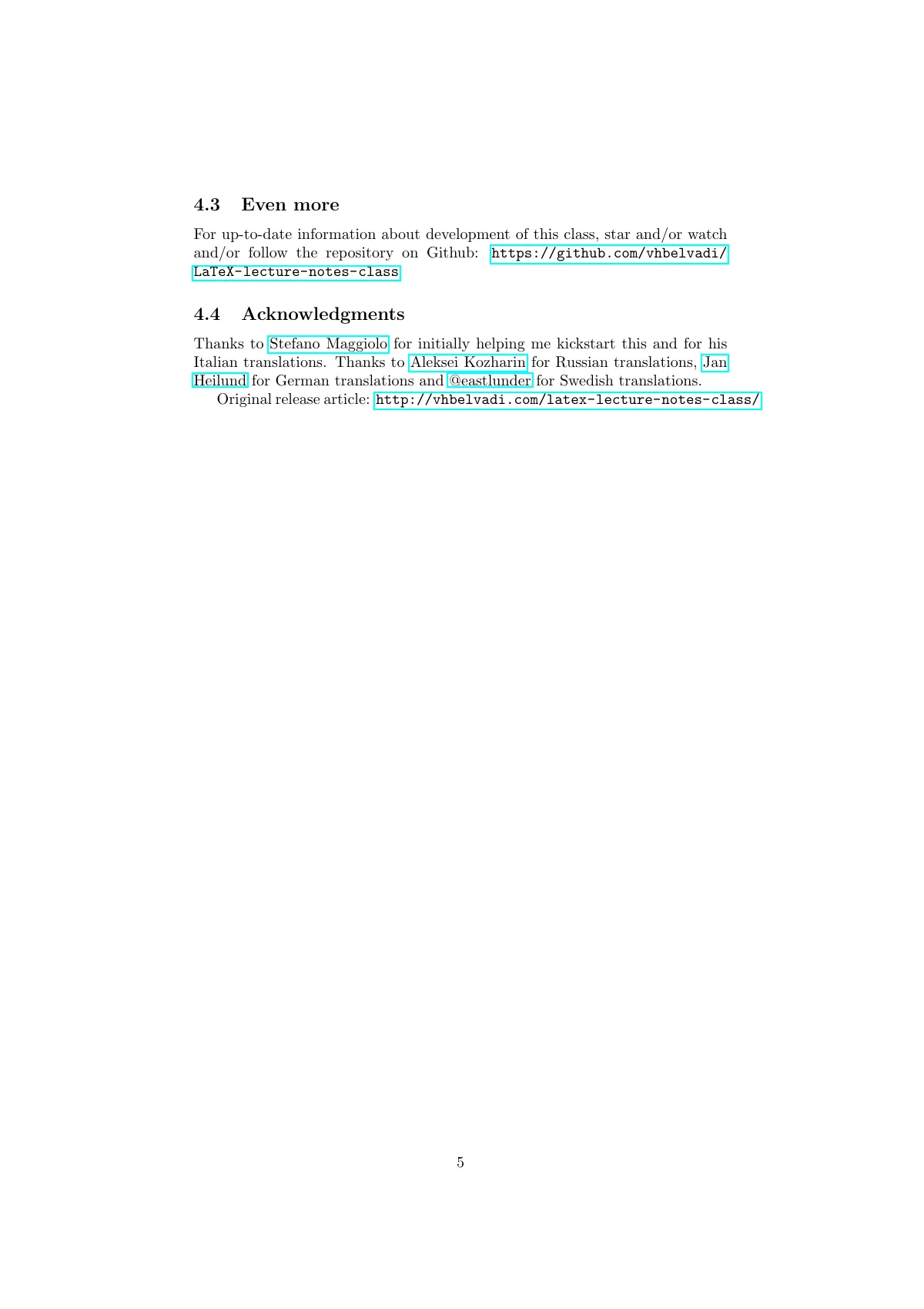 Lecture notes class for seminars and courses LaTeX template, page 5 of 5