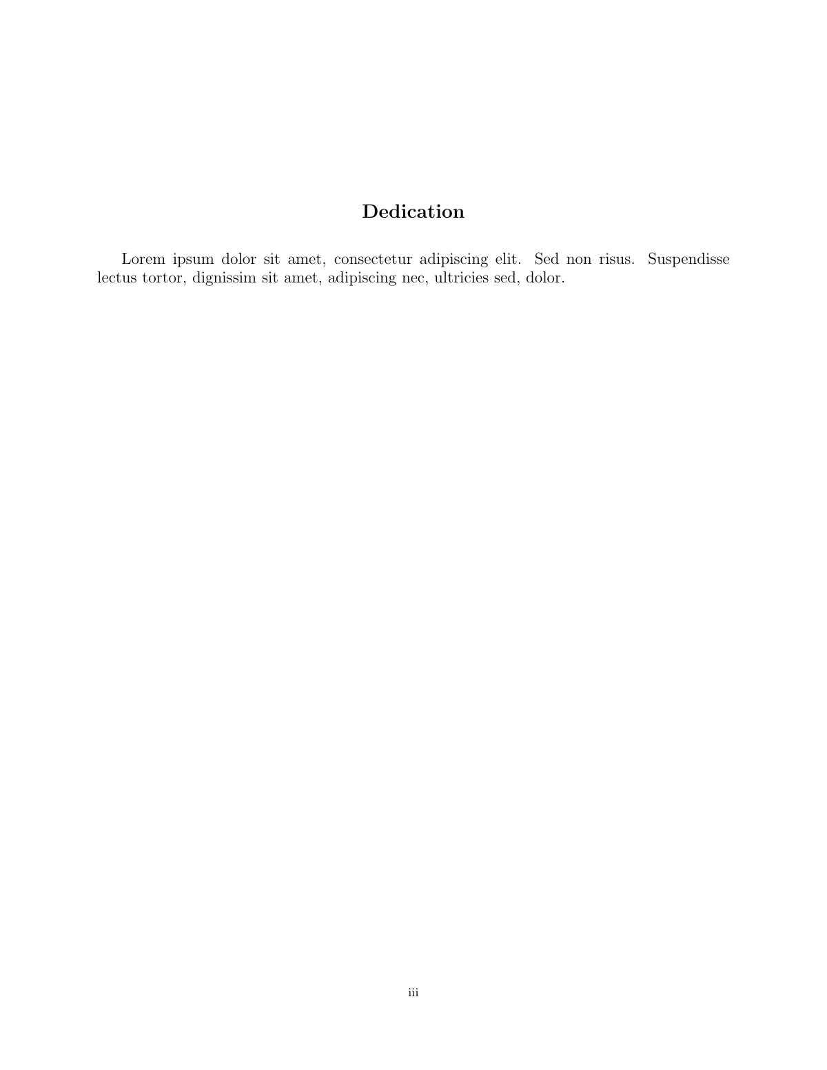 Accessible mathematics thesis, amsbook class LaTeX template, page 3 of 18