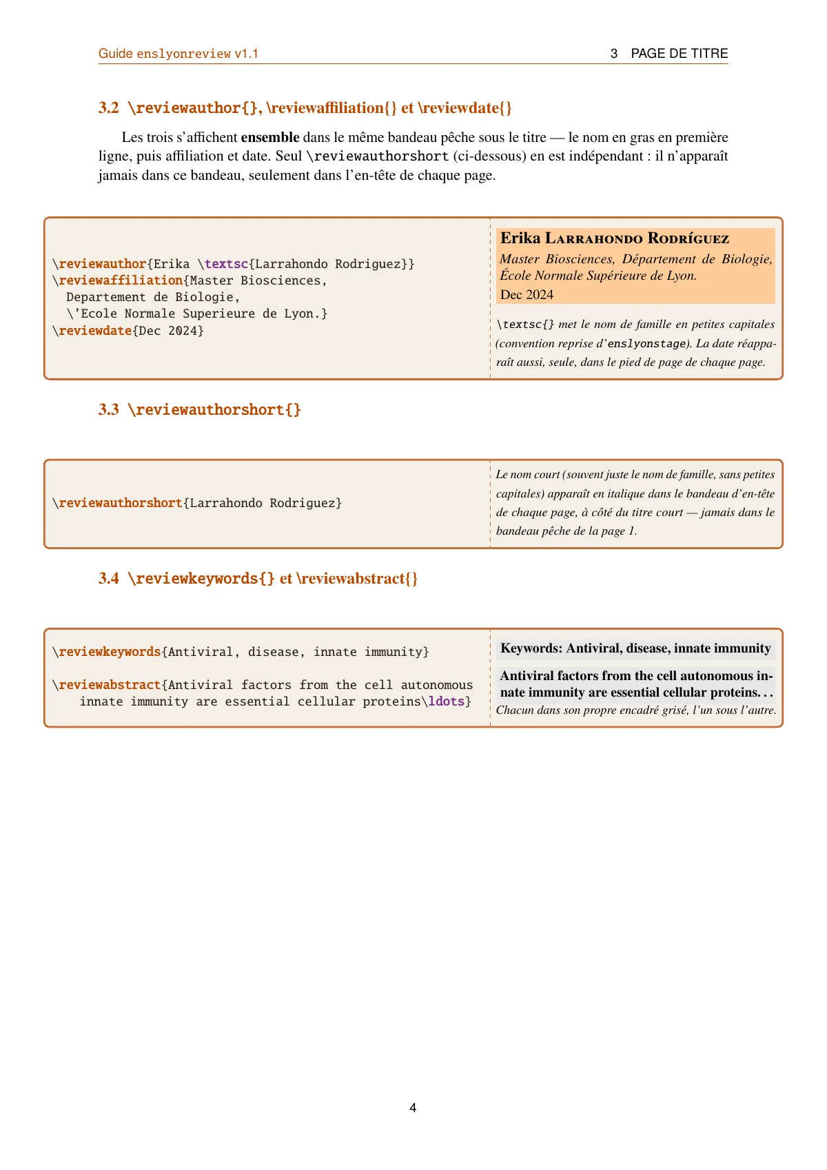 LaTeX-Vorlage ENS de Lyon M2 Biosciences Literaturübersicht (Französisch), Seite 5 von 16