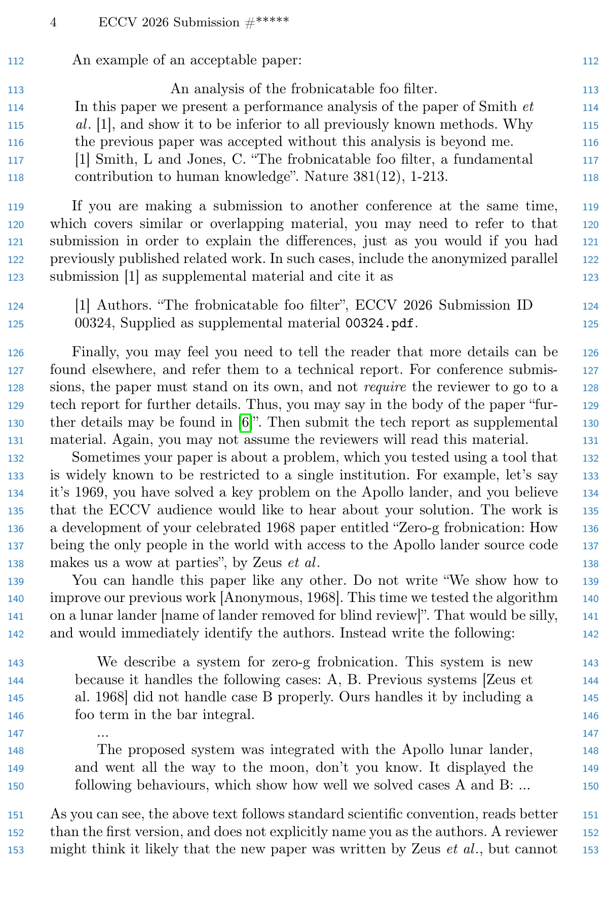 Plantilla de LaTeX Envío de artículo para ECCV 2026 (Springer LNCS), página 4 de 15
