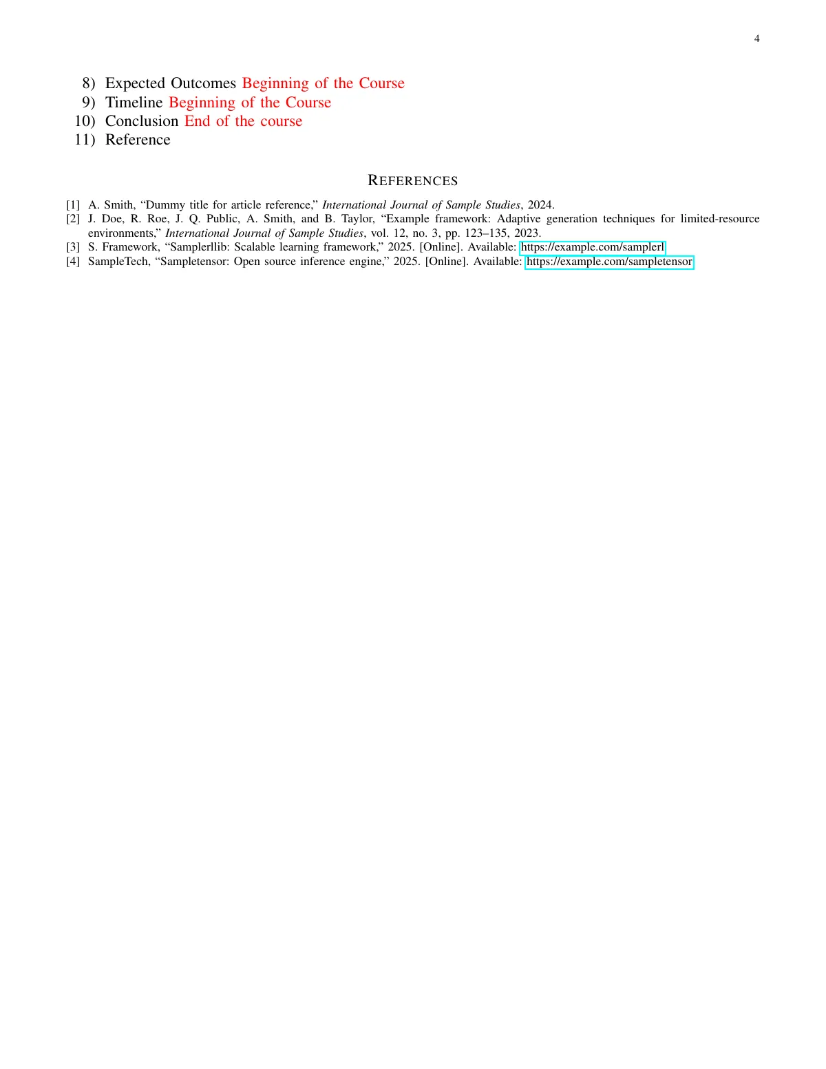 LaTeX-Vorlage Data-Science-Praktikumsvorschlag, IEEE-Format, Seite 4 von 4