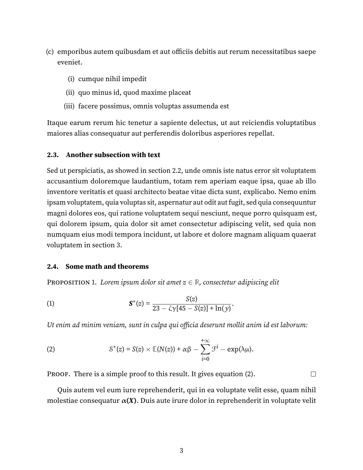 LaTeX-Vorlage Minimalistisches wissenschaftliches Papier, Seite 4 von 14