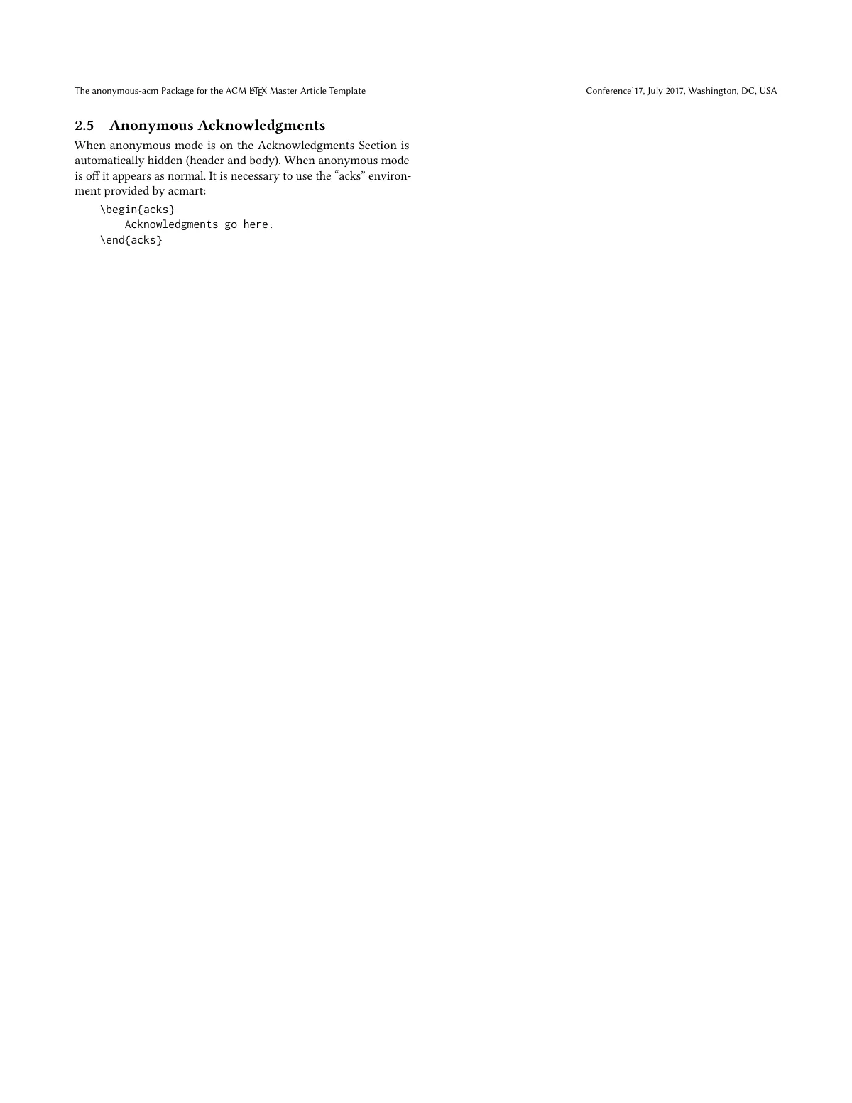 Anonymous ACM manuscript (anonymous-acm) LaTeX template, page 3 of 3