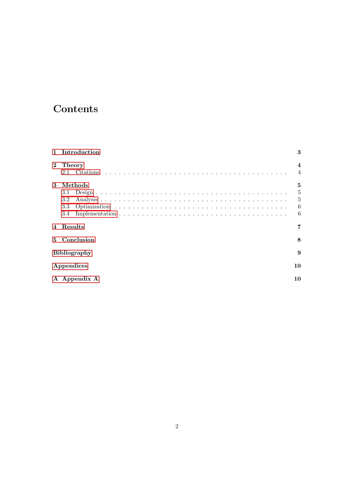Modèle LaTeX Rapport avec résumé et affiliations des auteurs, page 3 sur 11