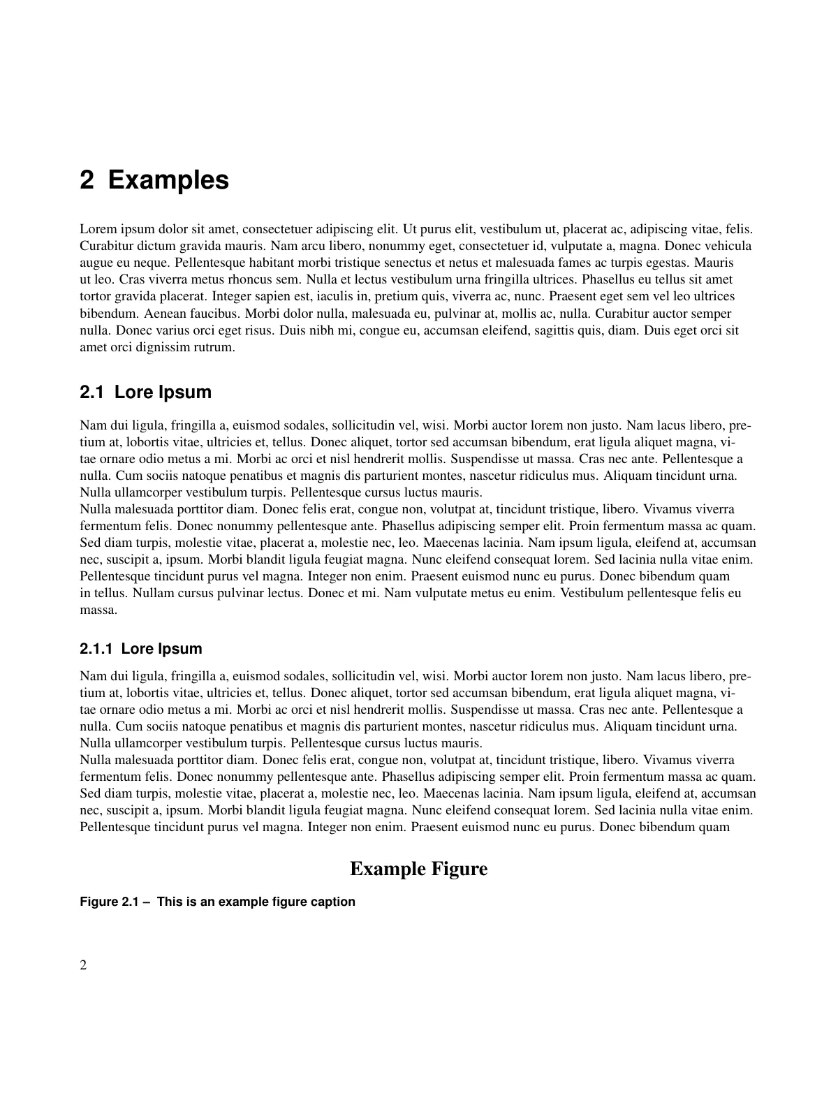 OMG UML and OCL standard-style report LaTeX template, page 2 of 3