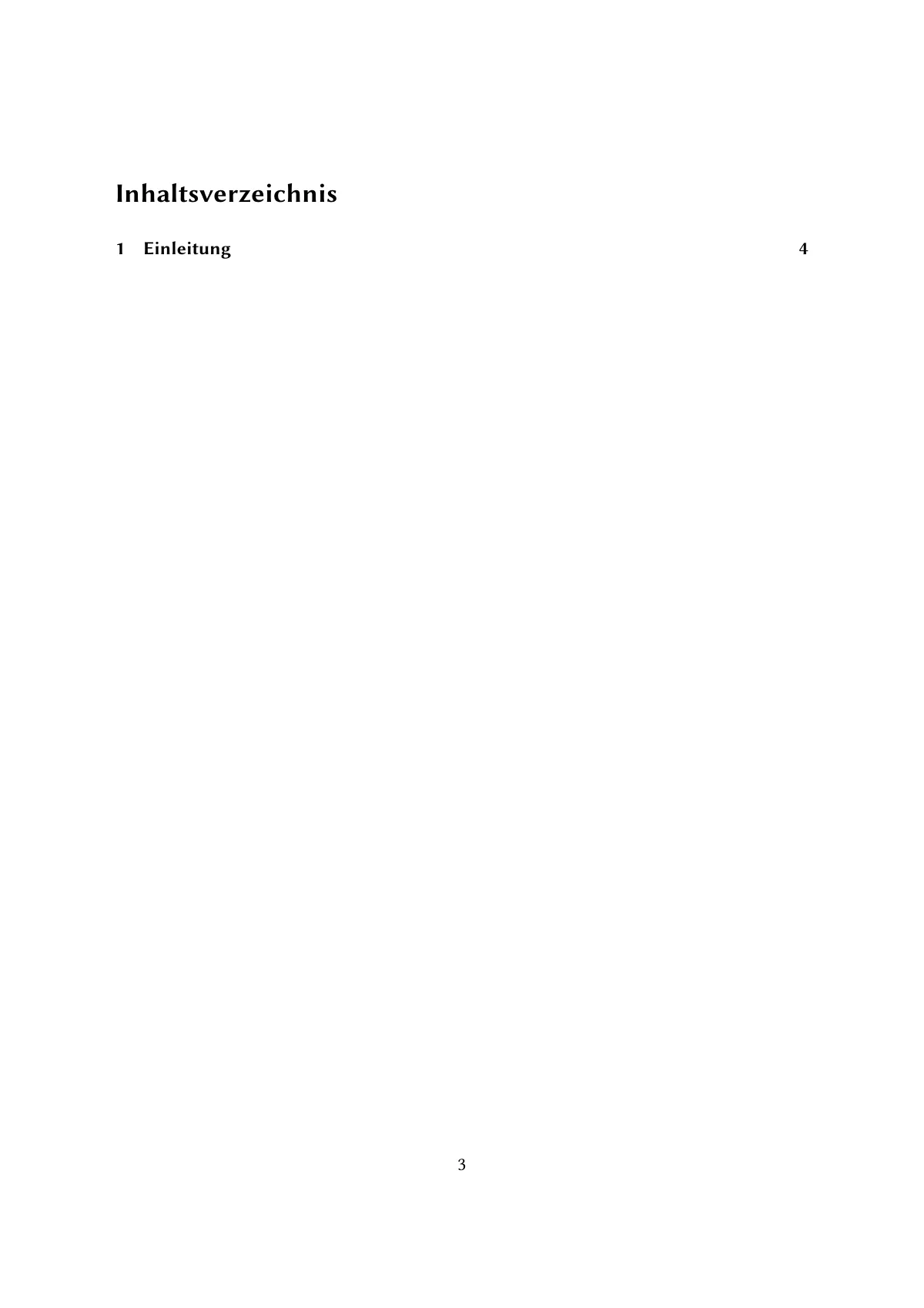 Modèle LaTeX Thèse et mémoire en allemand avec page de garde et déclaration, page 3 sur 4