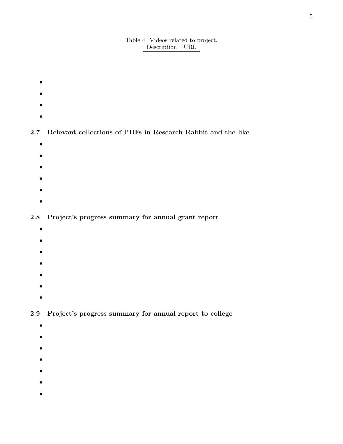 LaTeX-Vorlage Manuskript-Schreibprotokoll mit Entscheidungen und Zeitplan, Seite 5 von 17