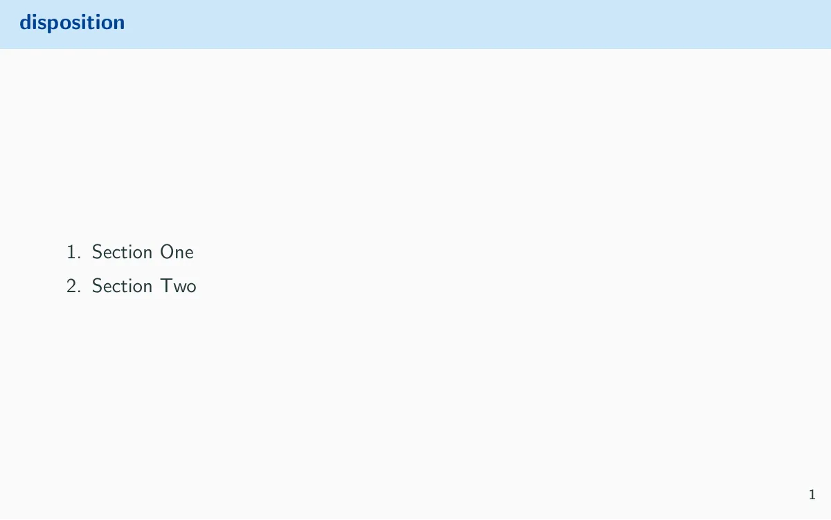KAIST Beamer presentation LaTeX template, page 2 of 10