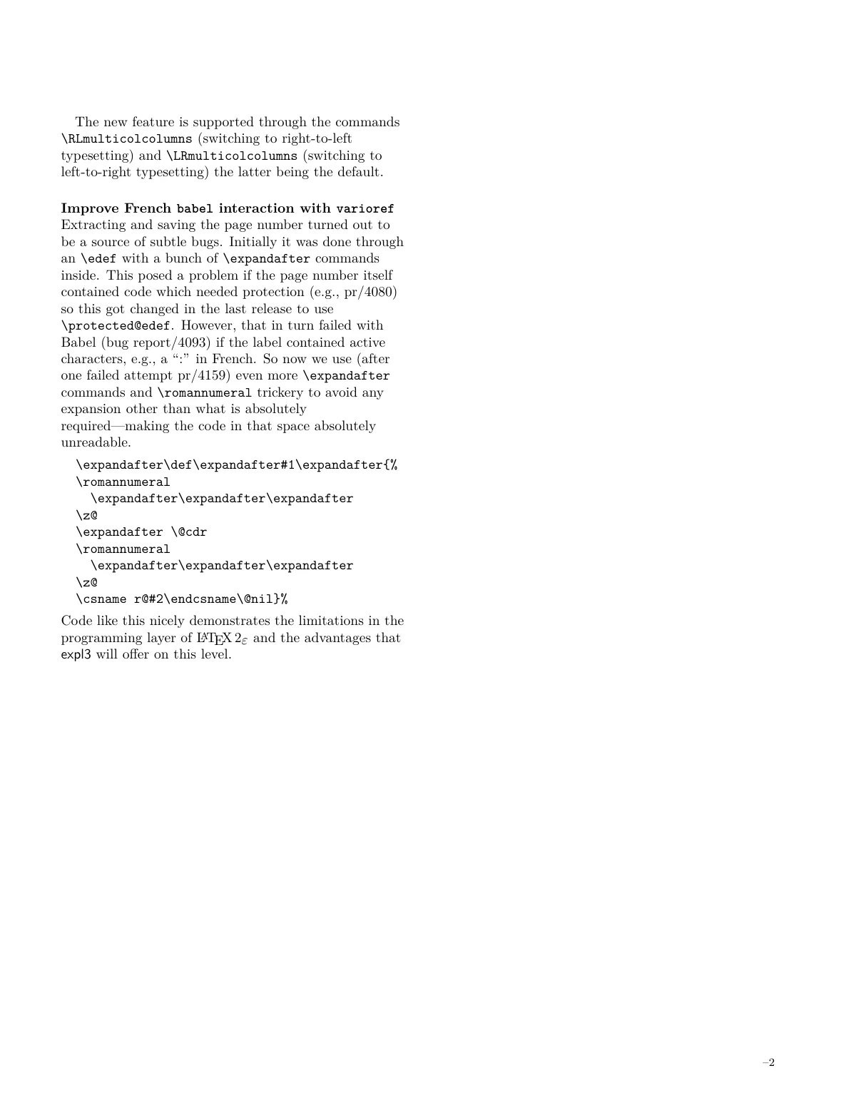 book: A class for typesetting books (ltnews20) LaTeX template, page 2 of 2
