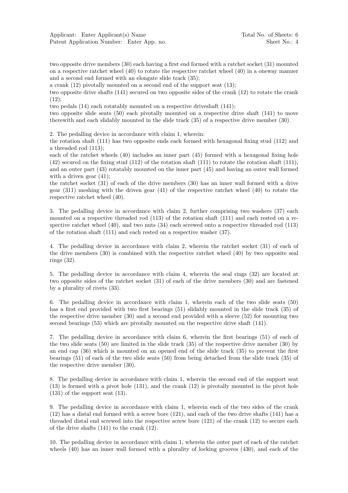 LaTeX-mallen Europeisk patentansökan, sida 4 av 6
