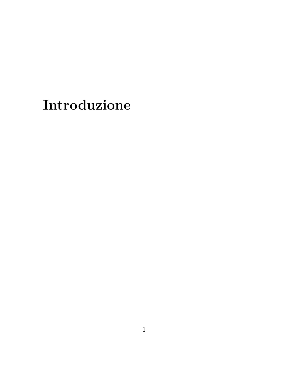 University of Salerno master's thesis, Italian LaTeX template, page 5 of 9