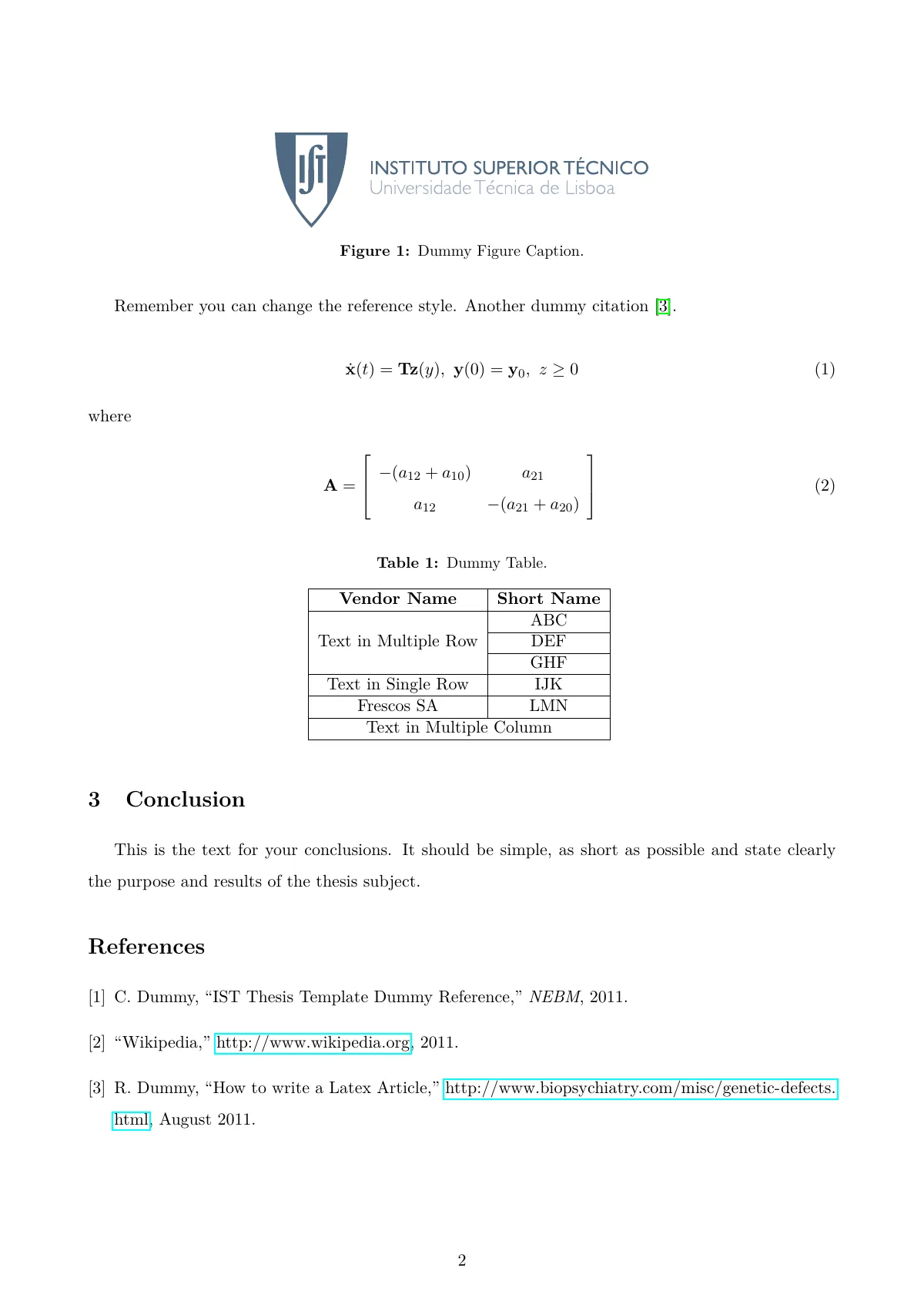 LaTeX-Vorlage Zweispaltiger wissenschaftlicher Artikel, Seite 2 von 2