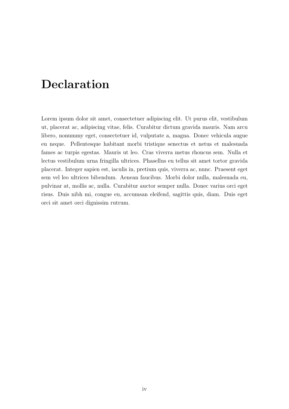 University of Oxford DPhil thesis, Medical Sciences LaTeX template, page 5 of 14